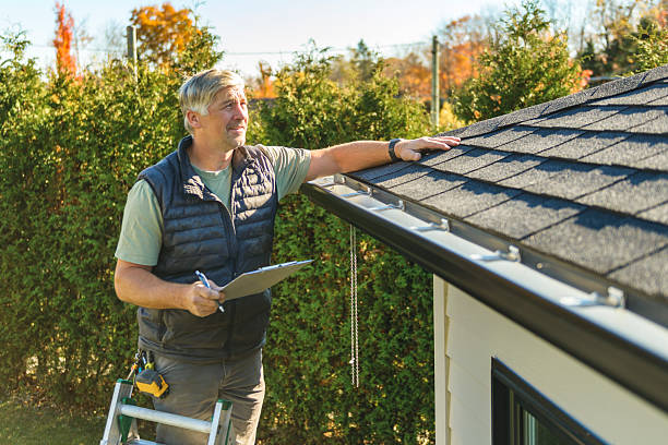 Professional Flat Roof Repair technician working in Elbe, WA